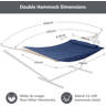 Picture of Ophelia & Co. Outdoor Double Hammock - Features Hardwood Spreader Bar ...